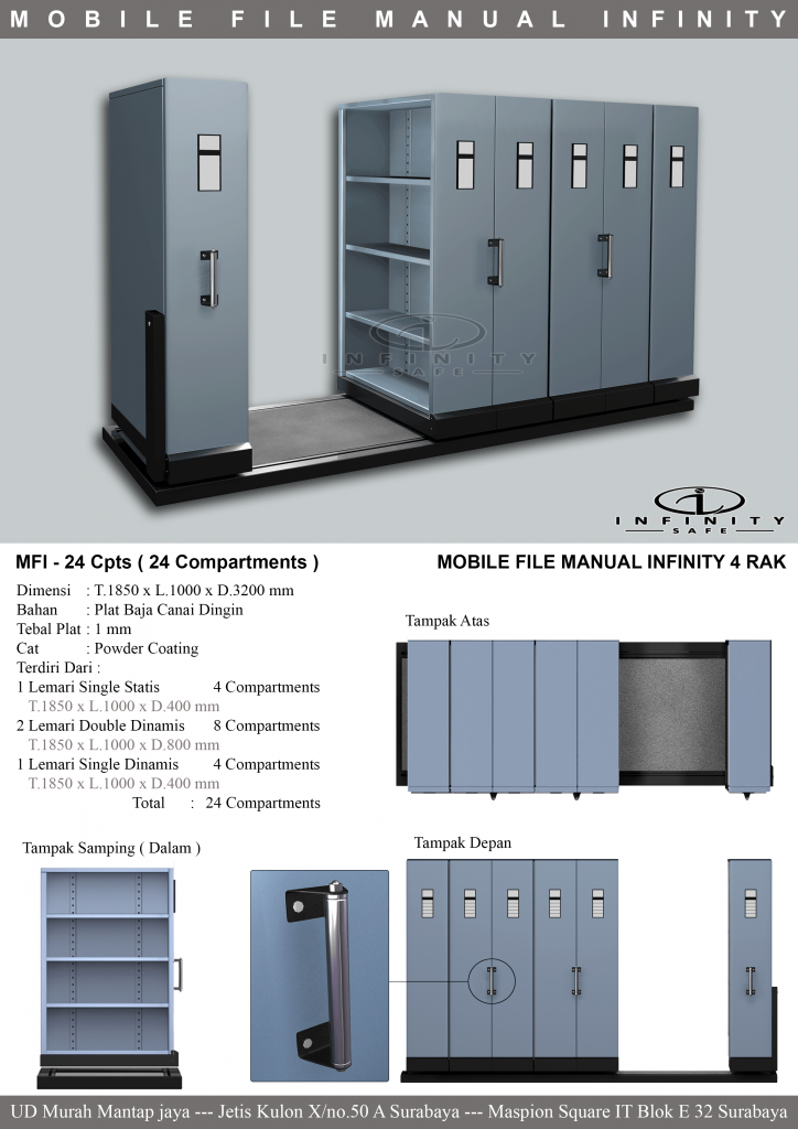 Mobile File Infinity 24 Compartment