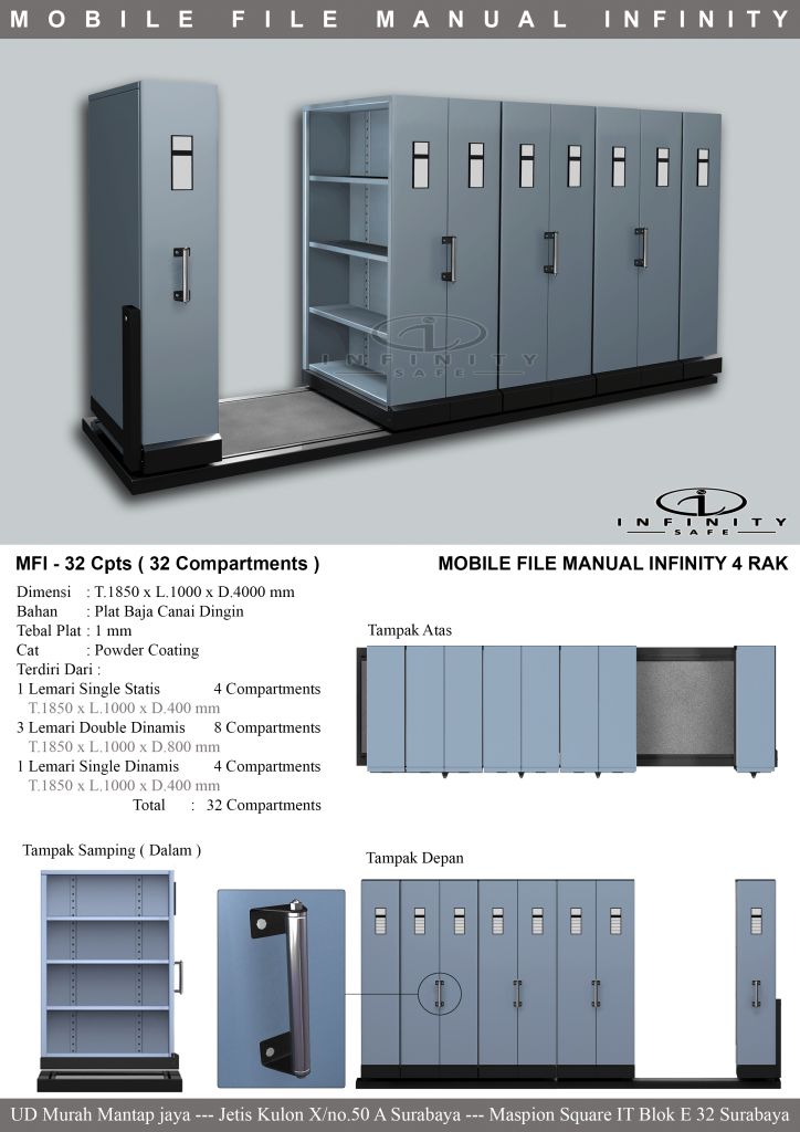 Mobile File Infinity 32 Compartment