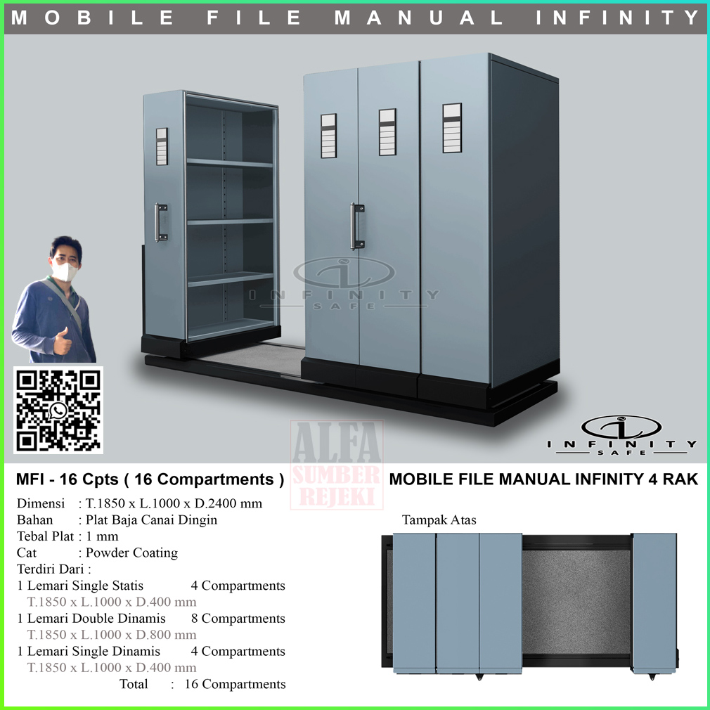 Mobile File Infinity 16 Compartment 2024