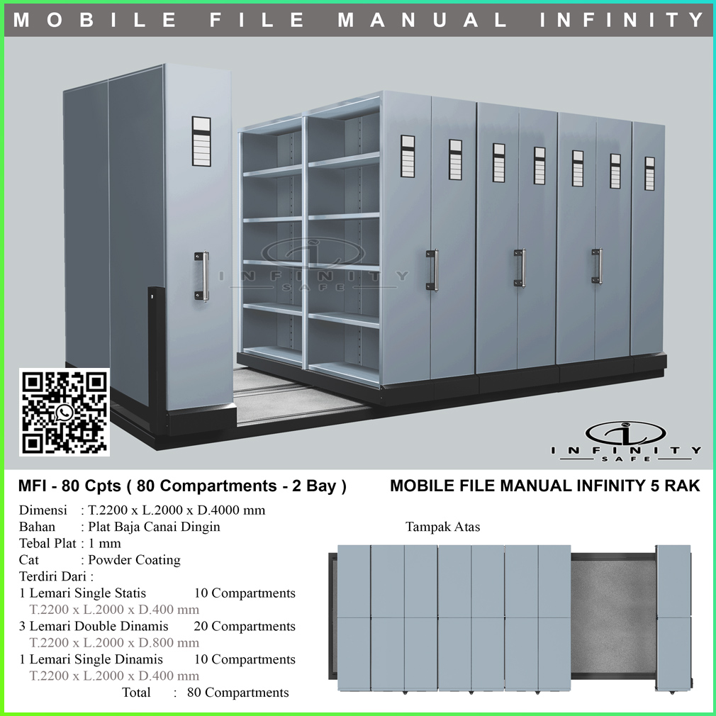 Mobile File Infinity 2 Bay 80 Compartment 2024